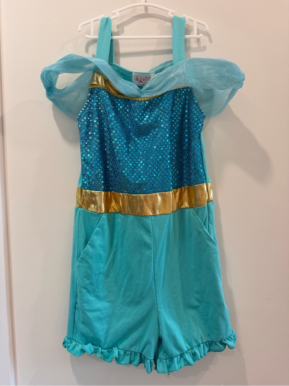 Girls Princess Romper “Jasmine Style” 9/10